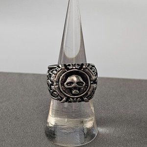 Stainless Steel Skull Fashion Ring Size 7.5 Metalhead Biker Goth